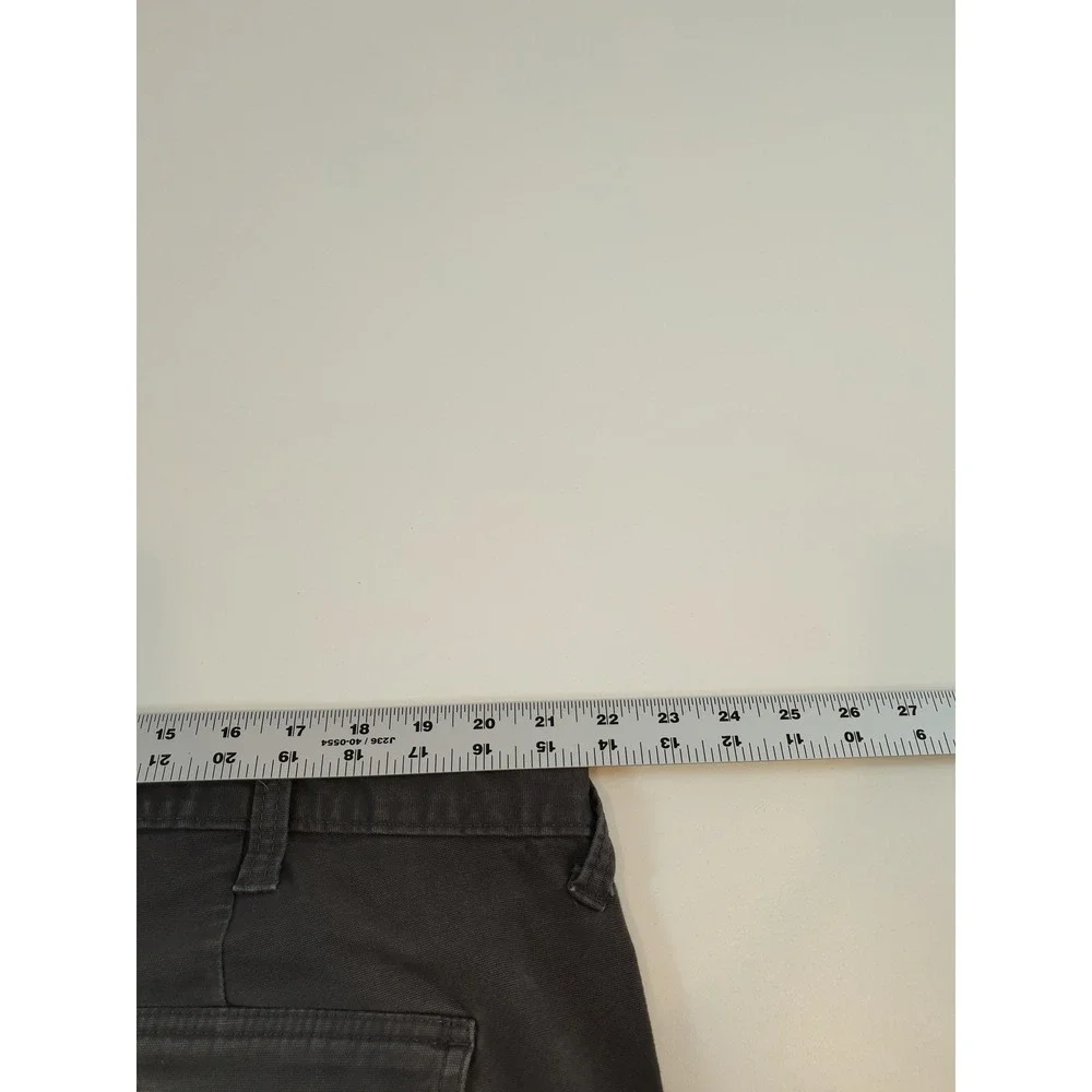 Ariat Rebar Cargo Shorts Mens 42 Gray M4 Relaxed Utility Workwear Cotton Blend - Picture 10 of 16